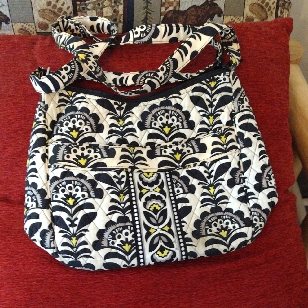 Vera Bradley Floral Black and White Women's Bag